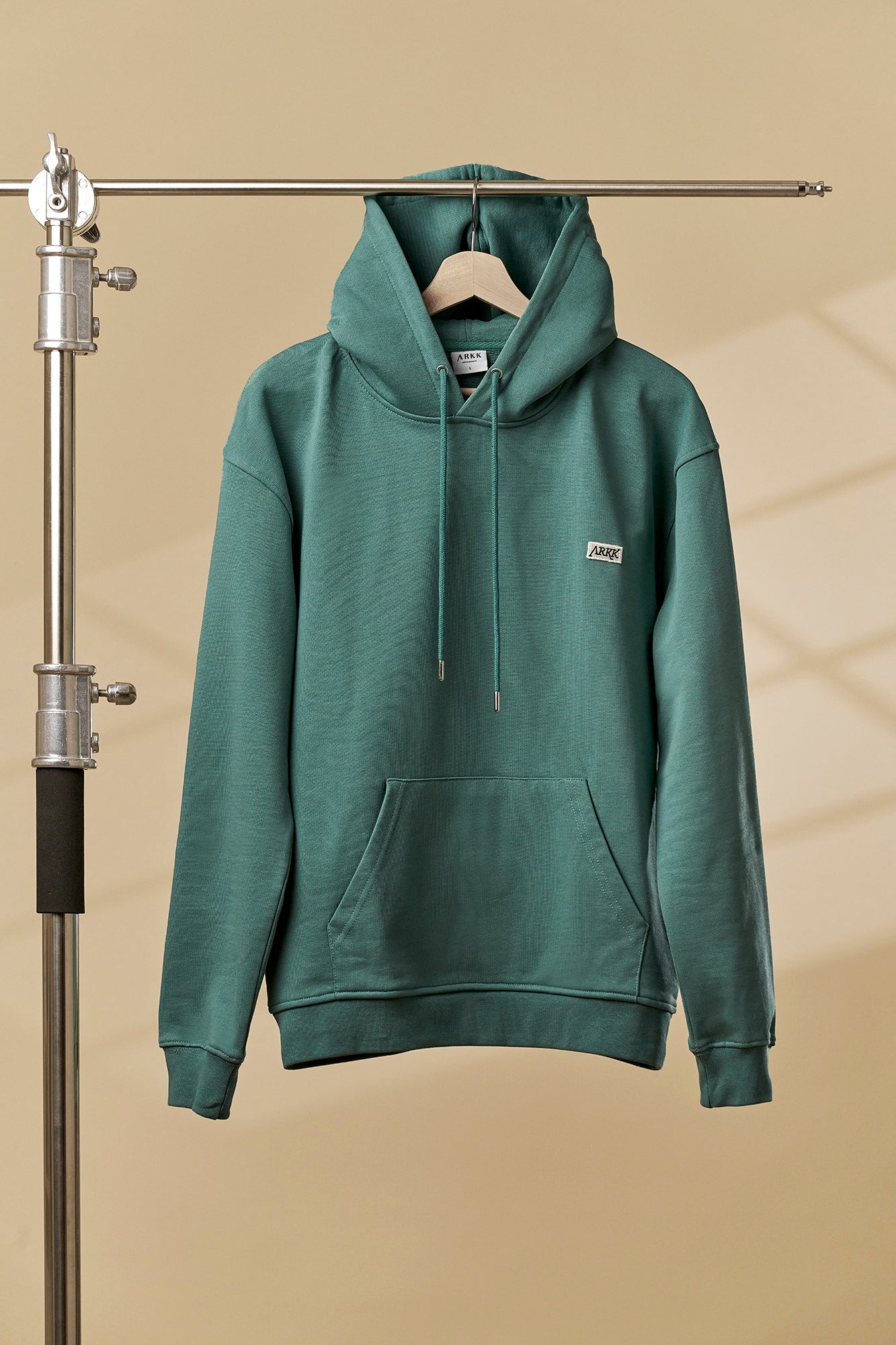 ARKK Apparel ARKK Box Logo Hoodie | Silver Pine Hoodie
